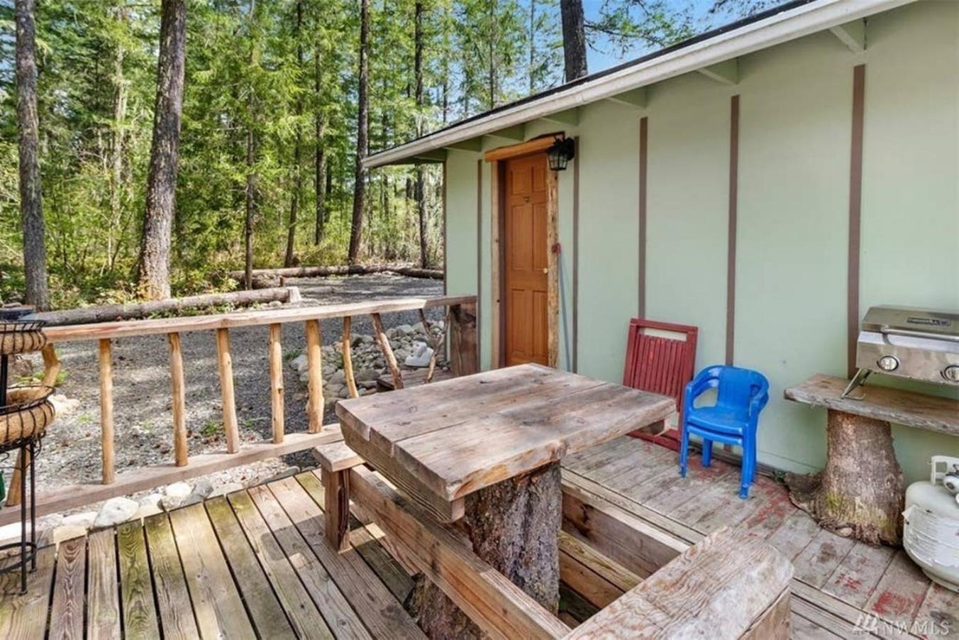 Mt Rainier Little Green Cabin On Big Creek! 阿什福德 外观 照片